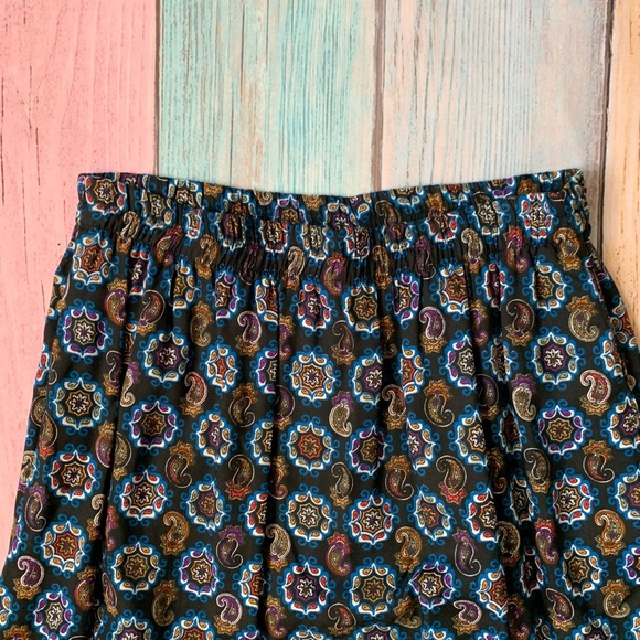 Vintage 80s button down and skirt set paisley print midi skirt size small - Picture 7 of 10